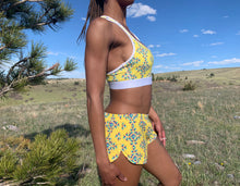 Load image into Gallery viewer, Gels Yellow Racerback Bra