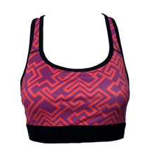Load image into Gallery viewer, purple sports bra